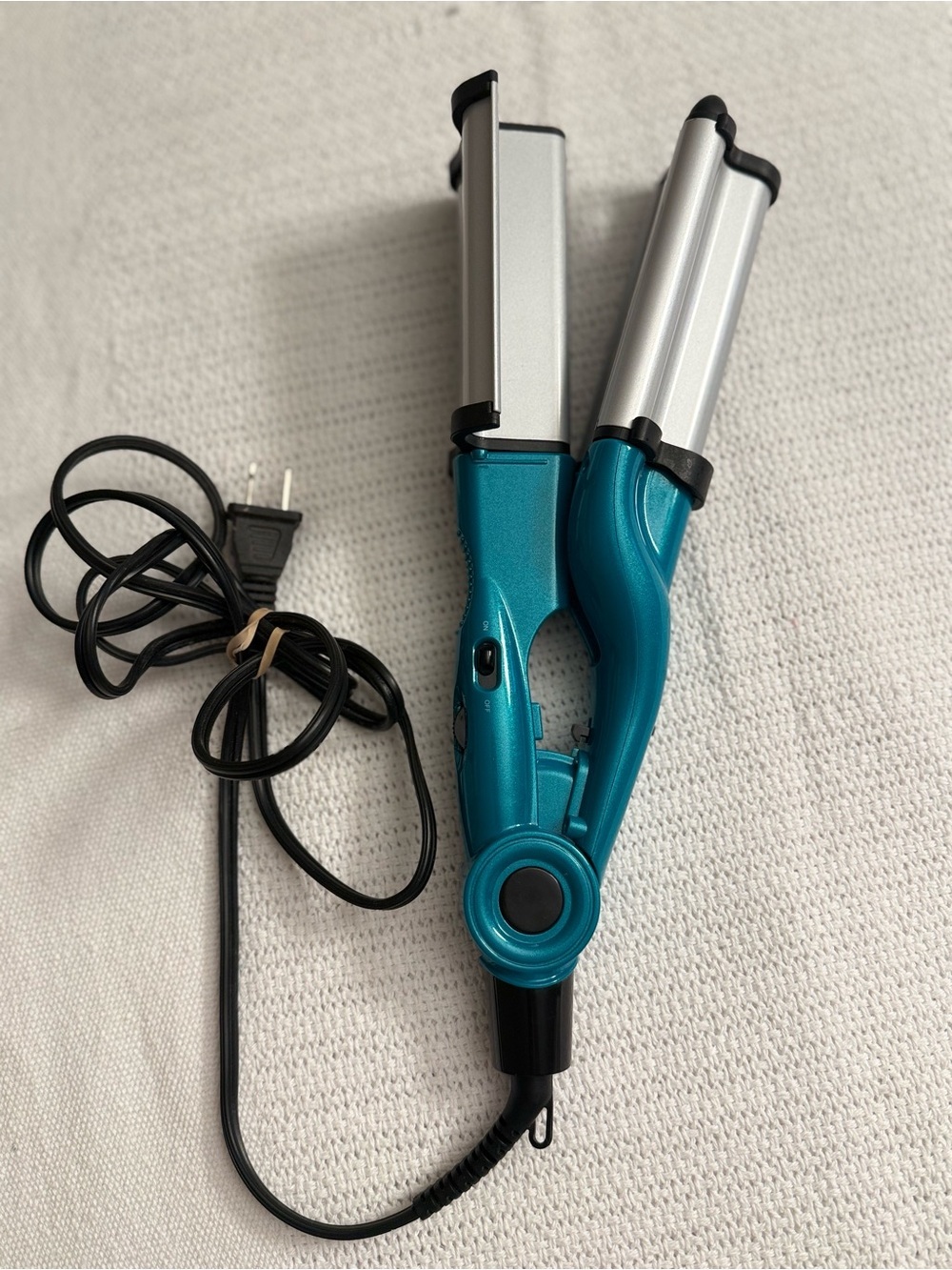 TIGI Bed Head Wave Artist Hair Waver Iron Teal Metallic Tourmaline Ceramic - Picture 3 of 6